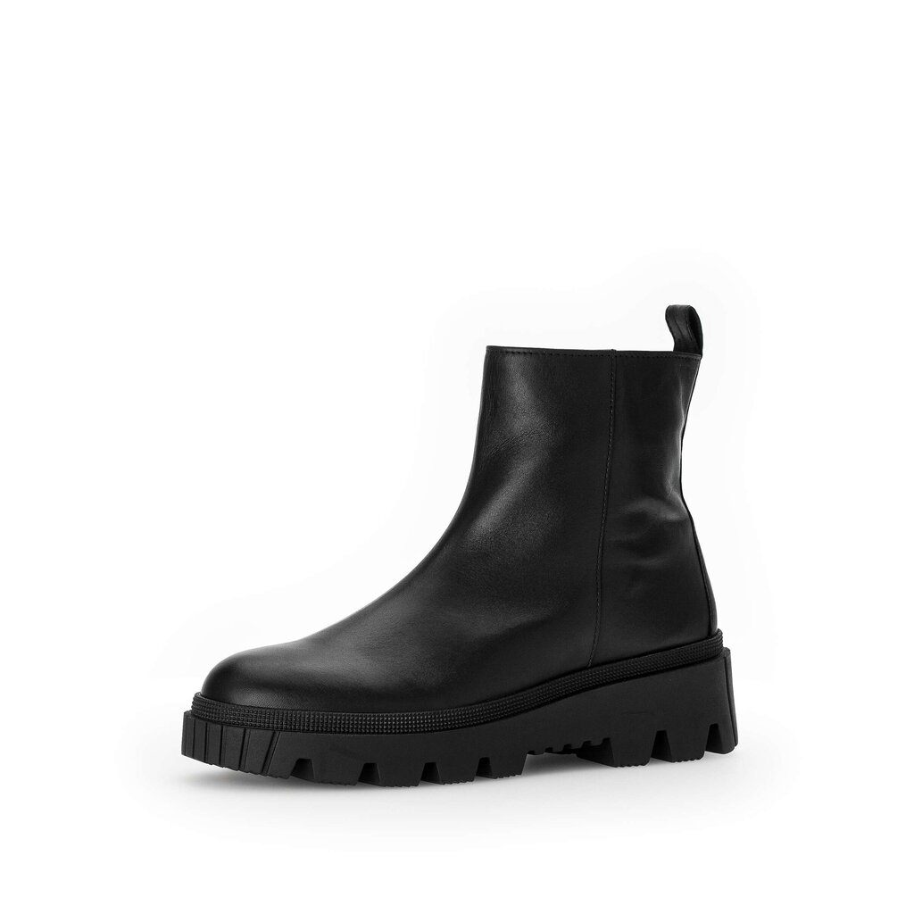 Pius Gabor Plateau Stiefelette Schwarz