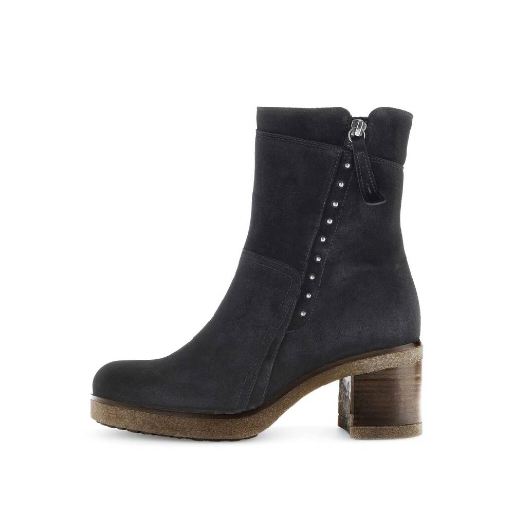 Pius Gabor Plateau Stiefelette schwarz