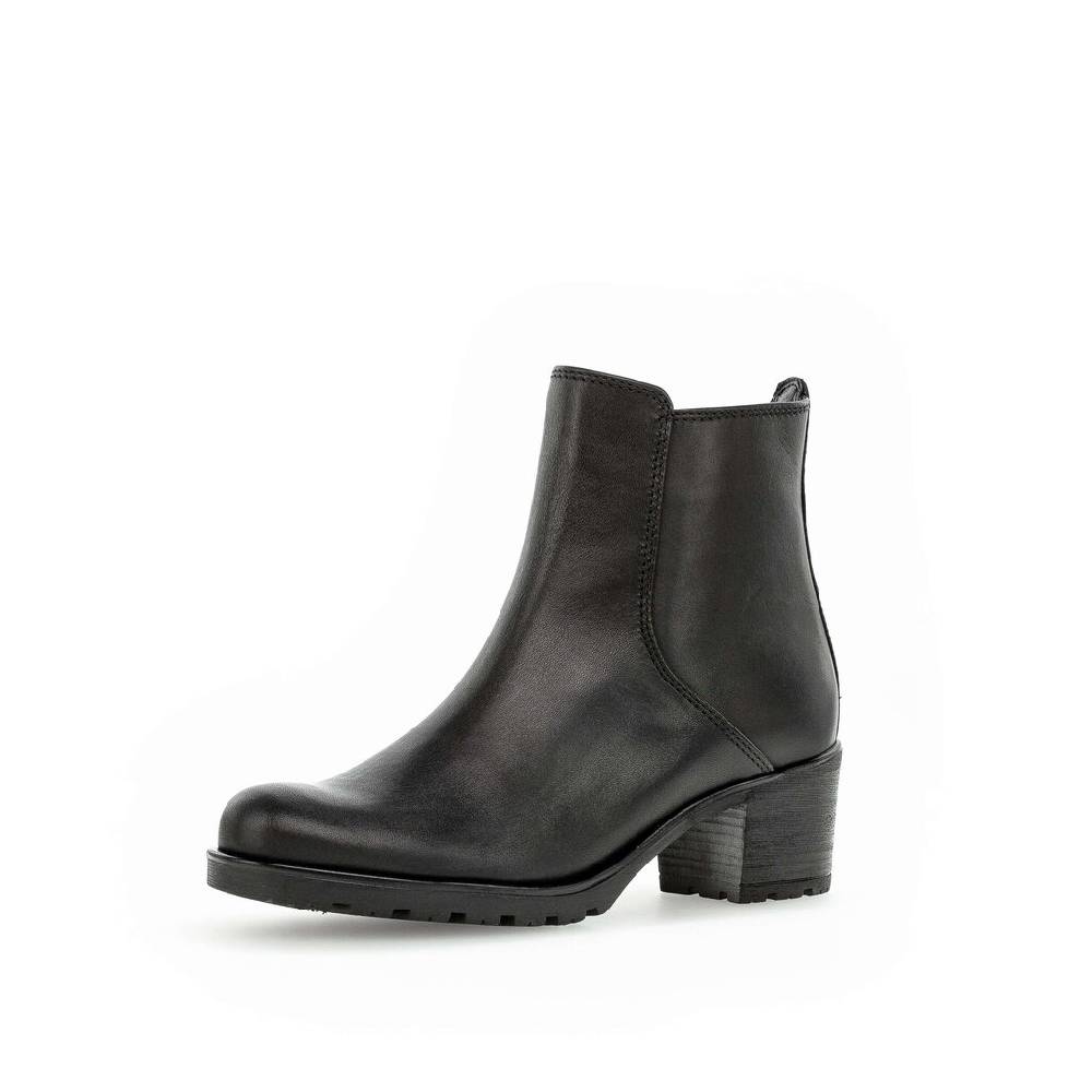 Pius Gabor Plateau Stiefelette Schwarz