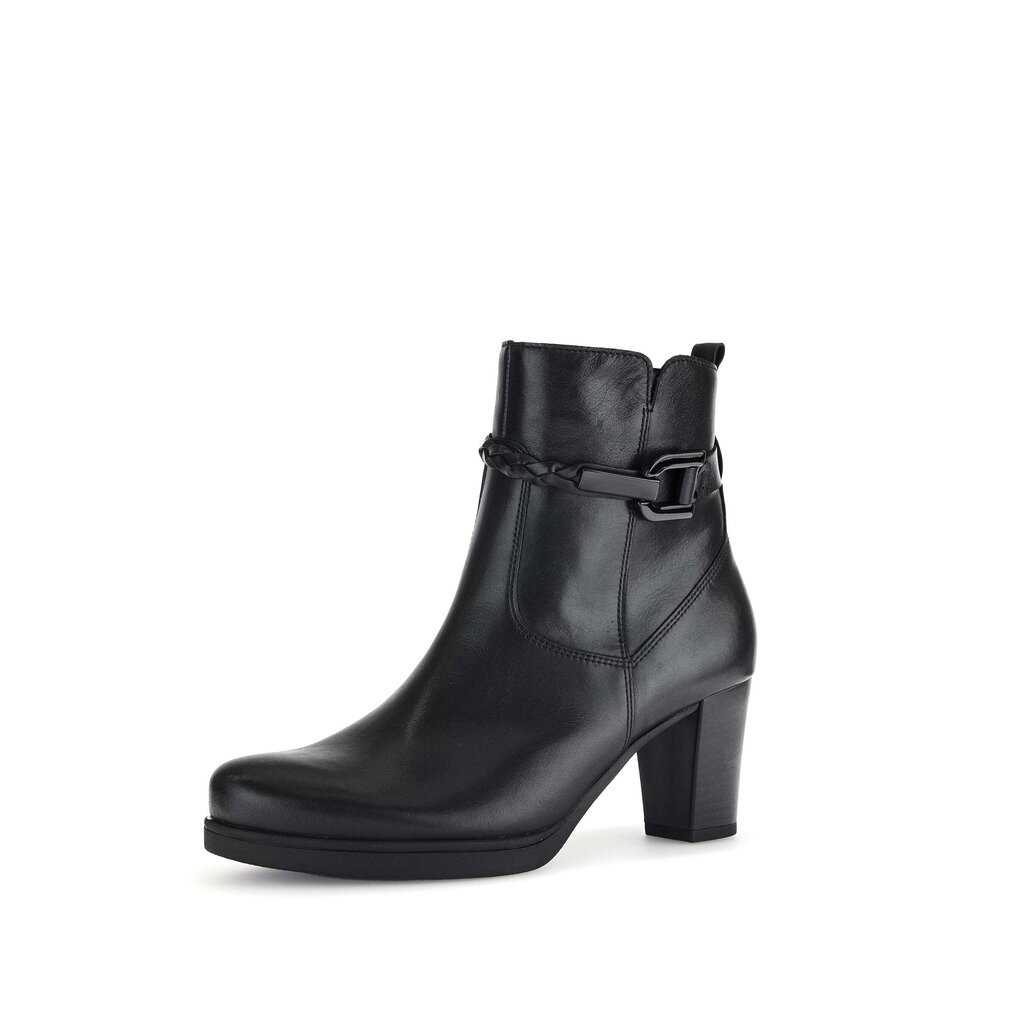 Pius Gabor Plateau Stiefelette Schwarz