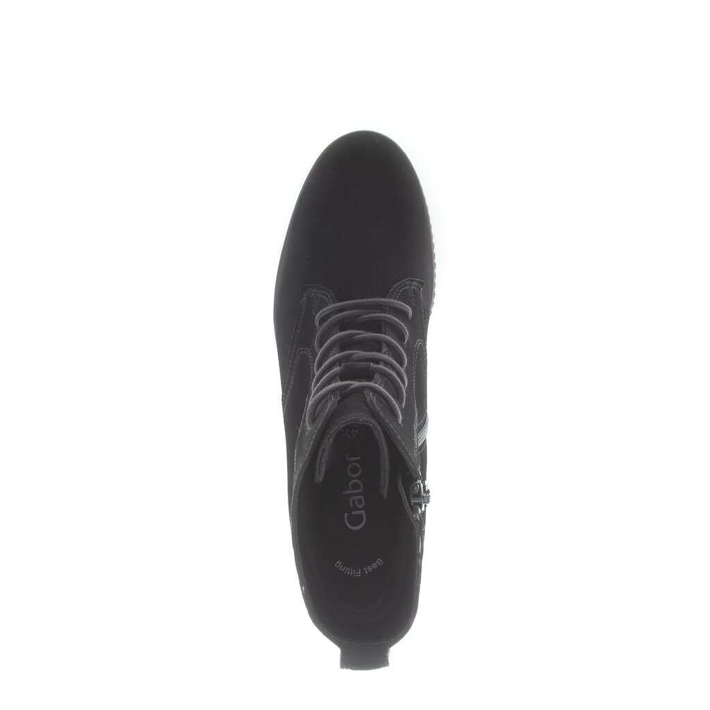 Pius Gabor Plateau Stiefelette Schwarz