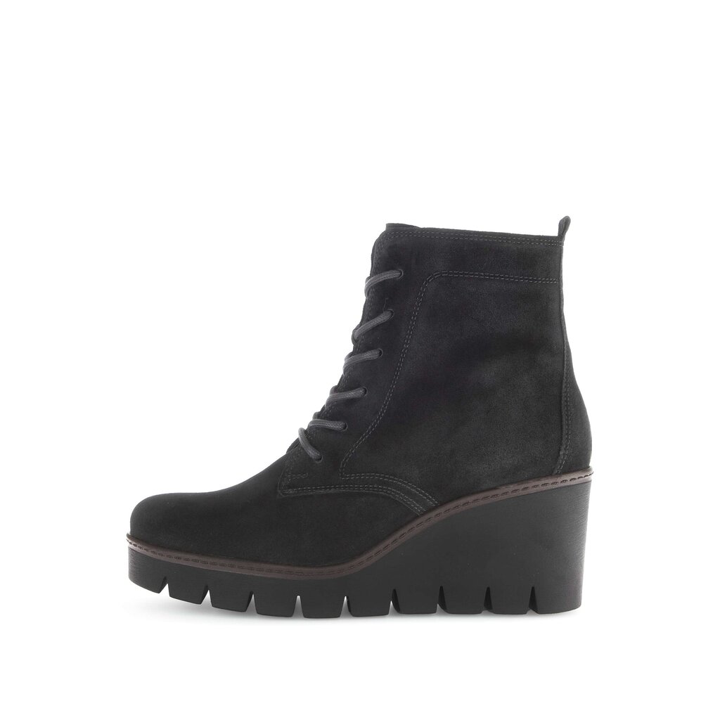 Pius Gabor Plateau Stiefelette schwarz