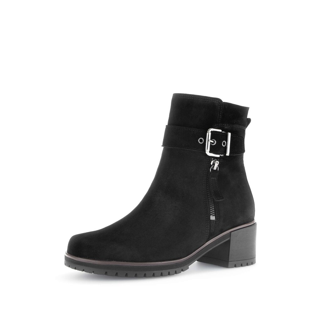 Pius Gabor Plateau Stiefelette Schwarz