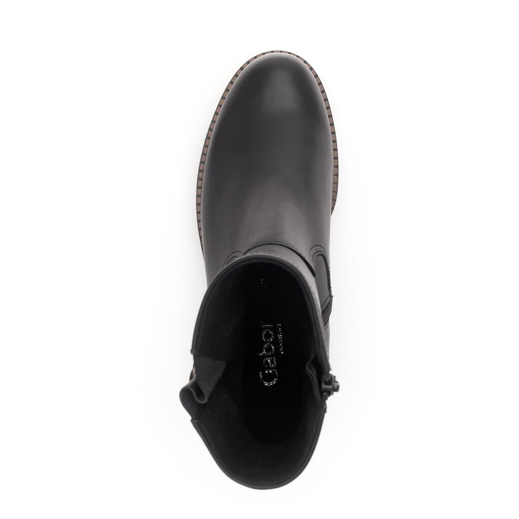 Pius Gabor Plateau Stiefelette Schwarz