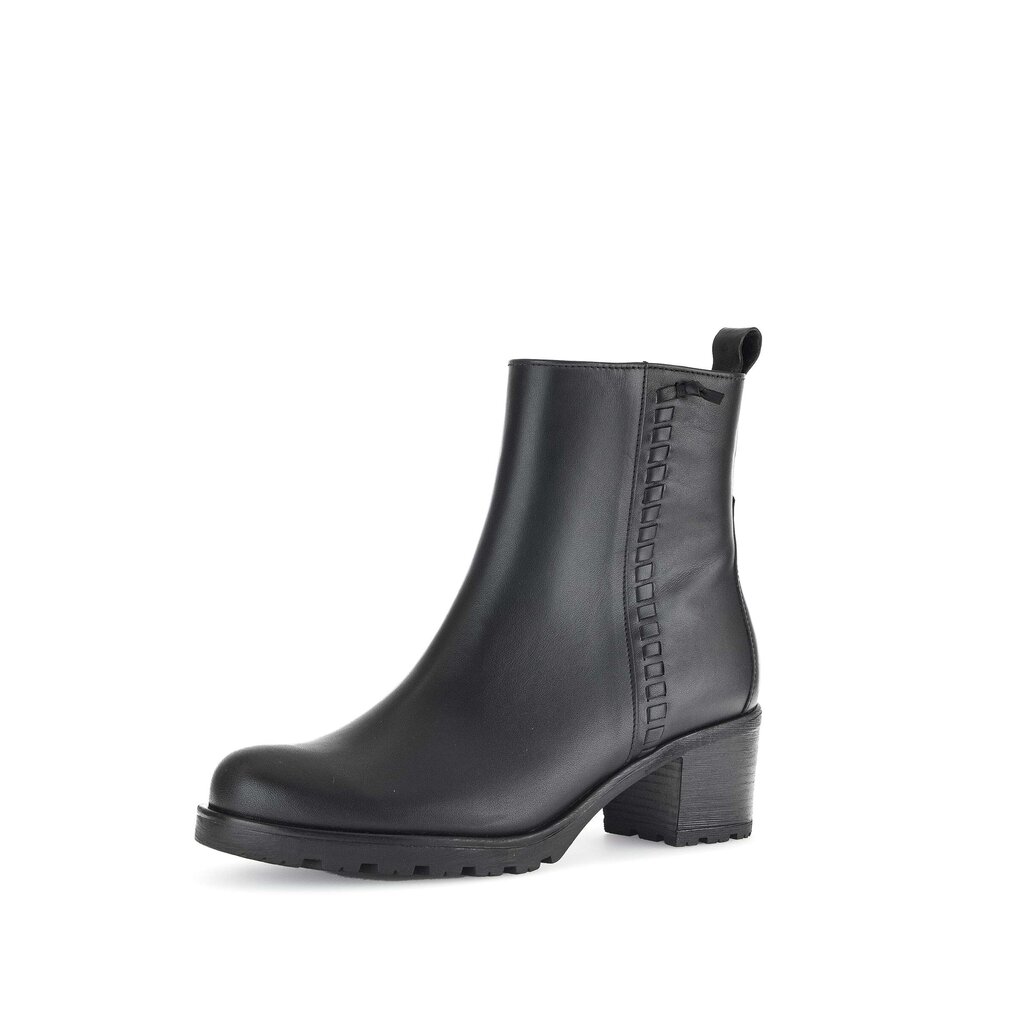 Pius Gabor Plateau Stiefelette Schwarz