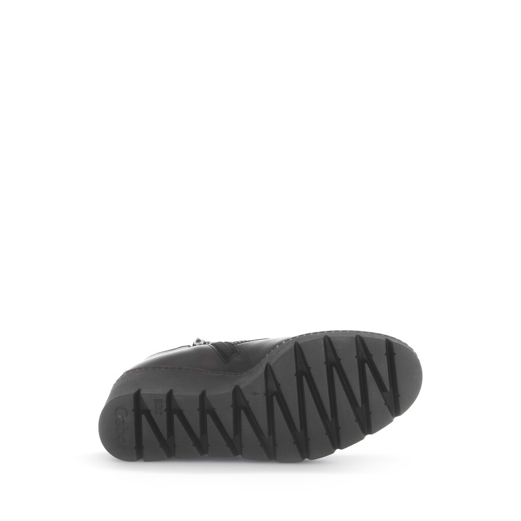 Pius Gabor Plateau Stiefelette Schwarz