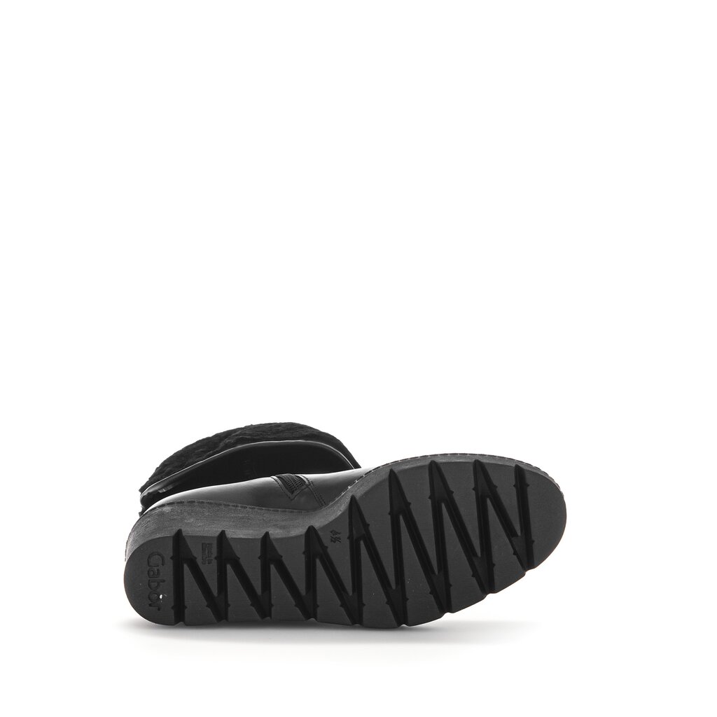 Pius Gabor Plateau Stiefelette Schwarz