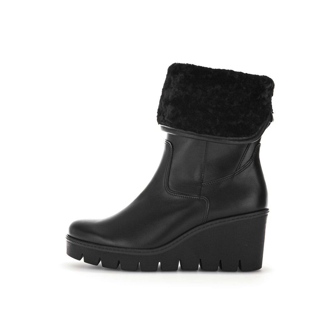 Pius Gabor Plateau Stiefelette schwarz