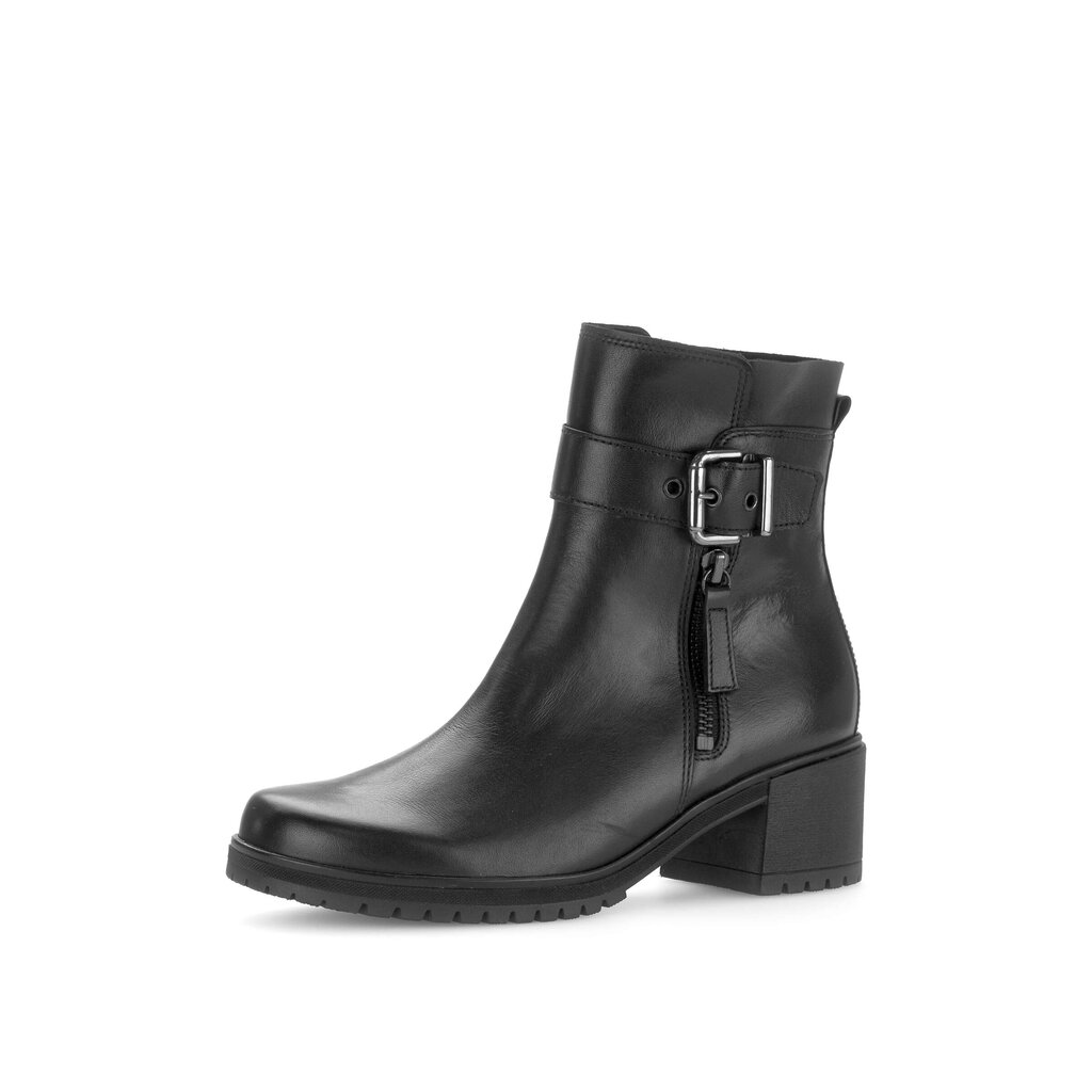 Pius Gabor Plateau Stiefelette Schwarz