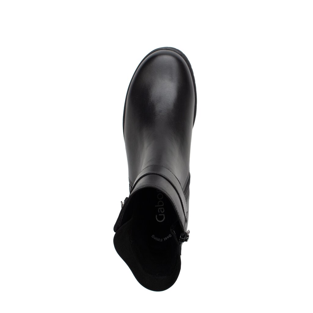Pius Gabor Plateau Stiefelette Schwarz