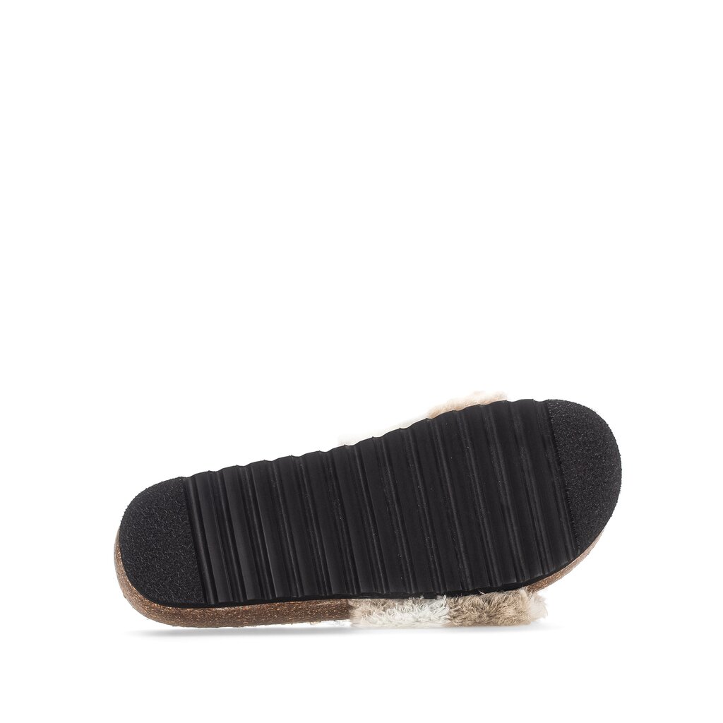 Pius Gabor Plüschhausschuh Beige