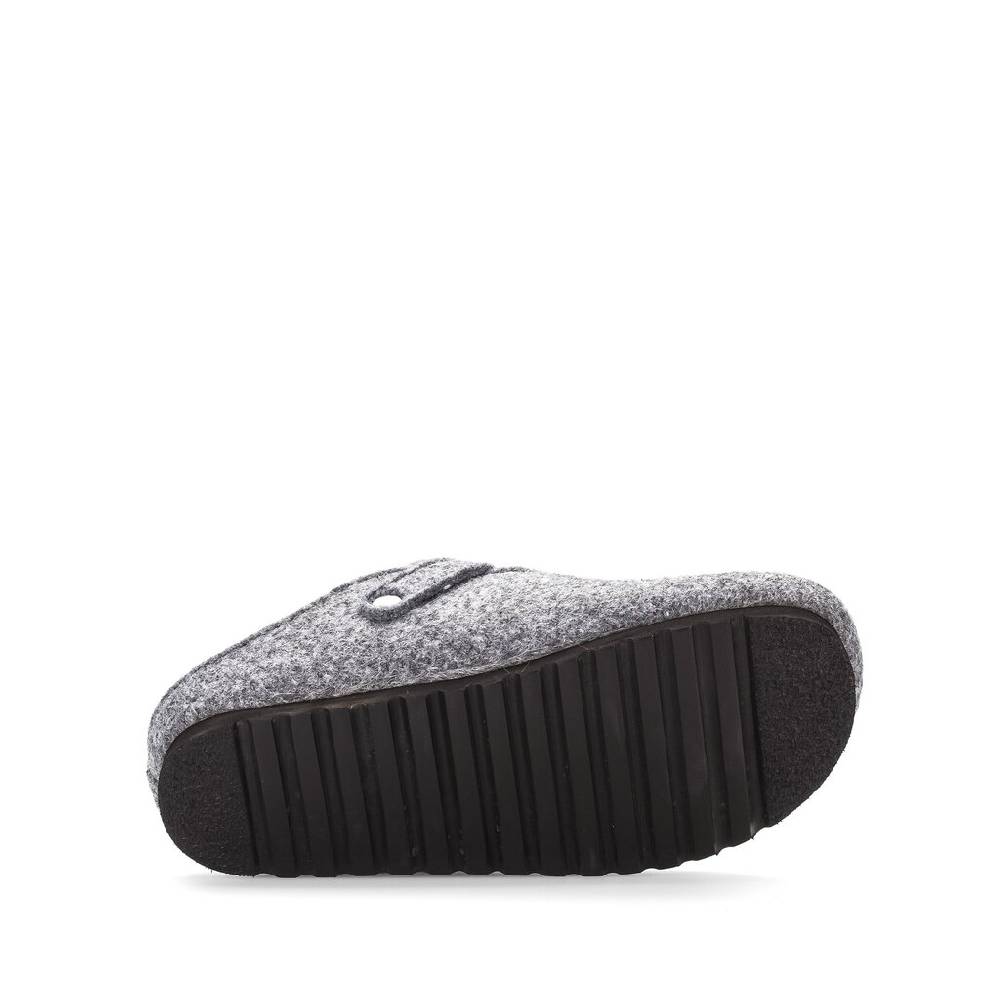 Pius Gabor Plüschhausschuh Grau