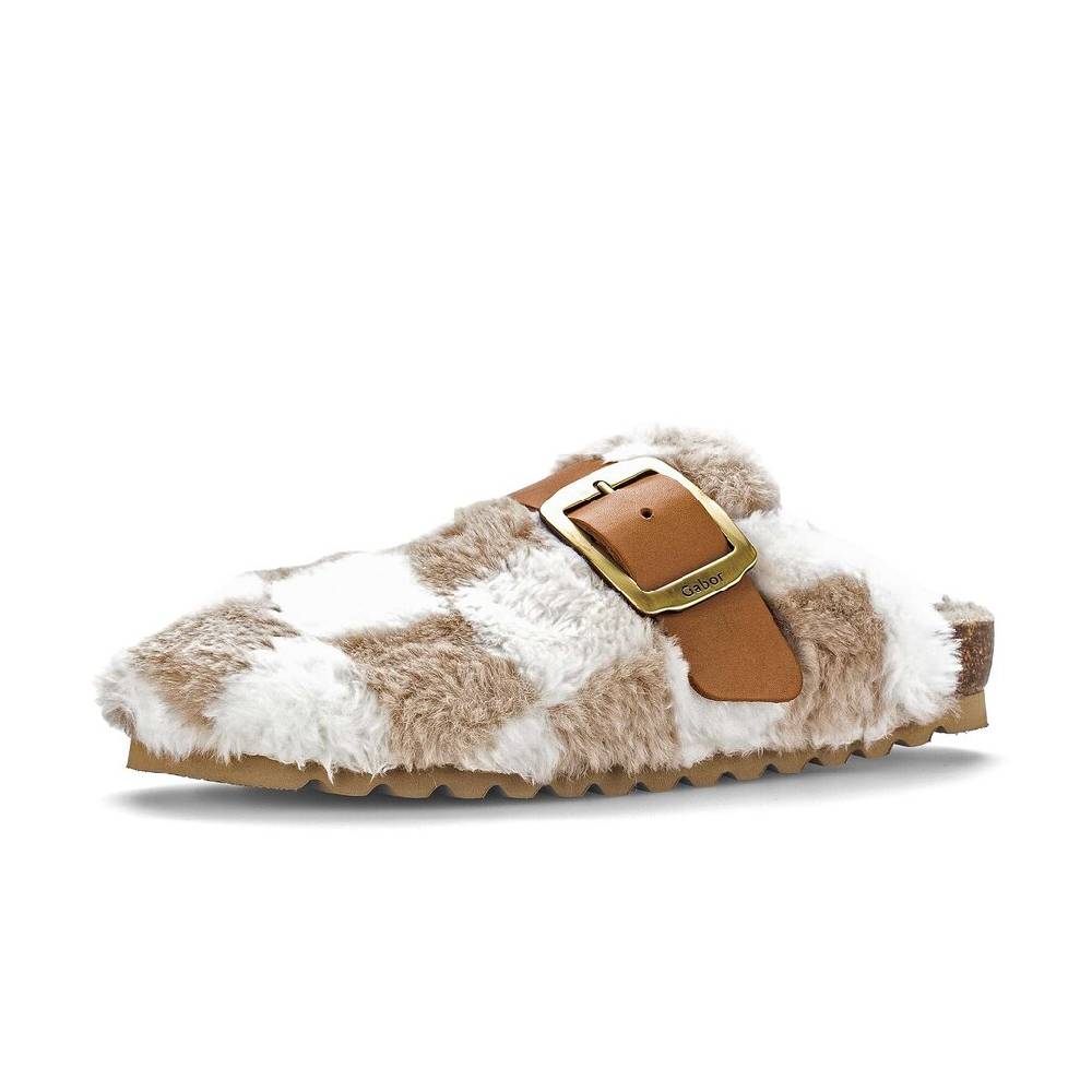 Pius Gabor Plüschhausschuh Multicolour