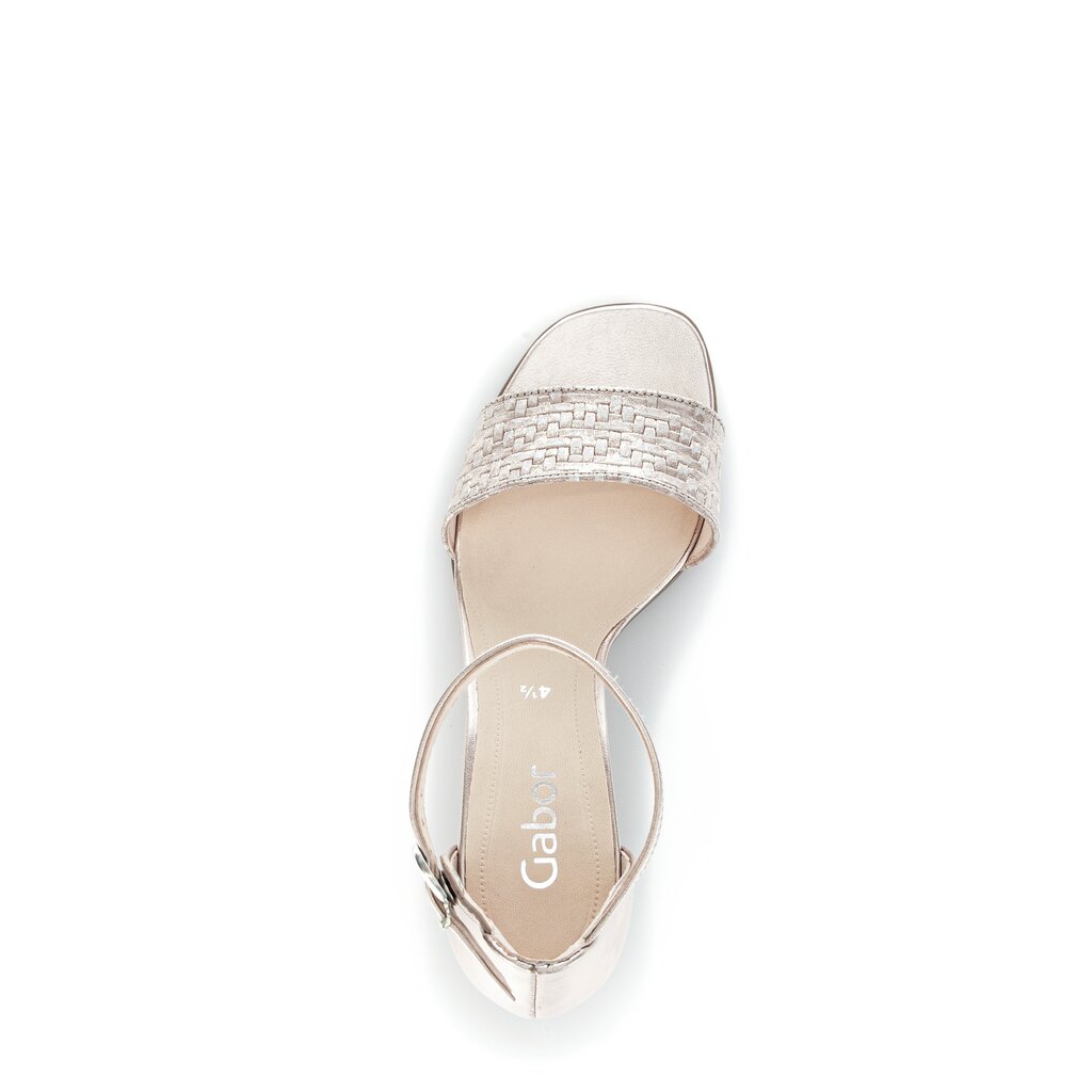 Pius Gabor Riemchensandale Beige