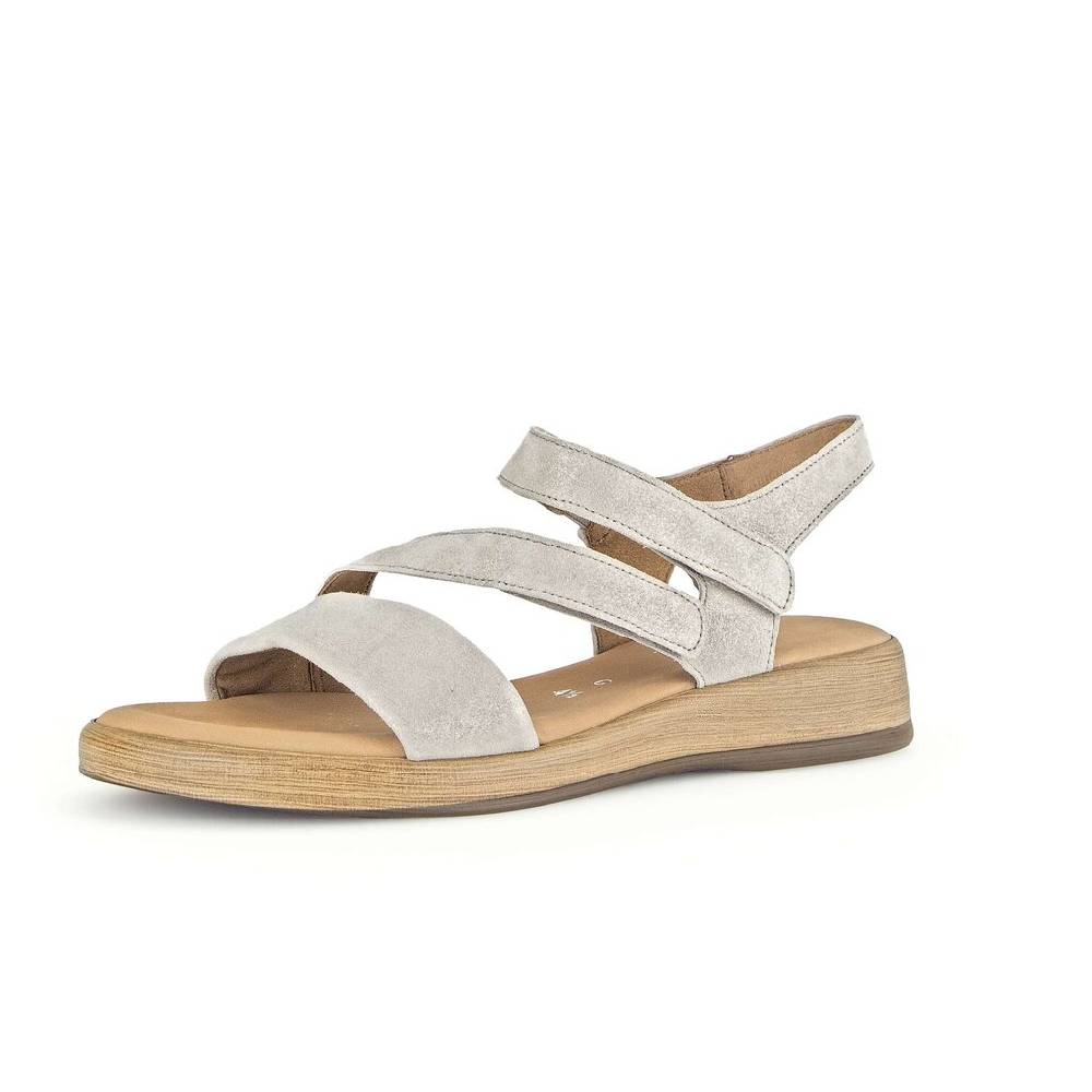 Pius Gabor Riemchensandale Beige