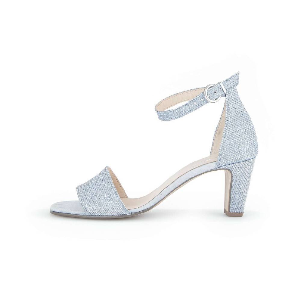 Pius Gabor Riemchensandale blau