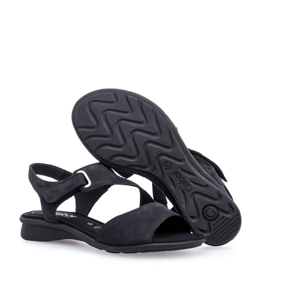 Pius Gabor Riemchensandale Blau