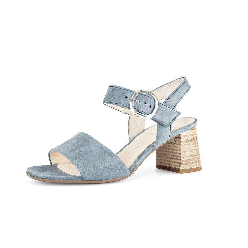 Pius Gabor Riemchensandale Blau