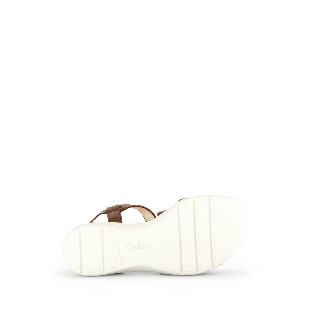 Pius Gabor Riemchensandale Braun