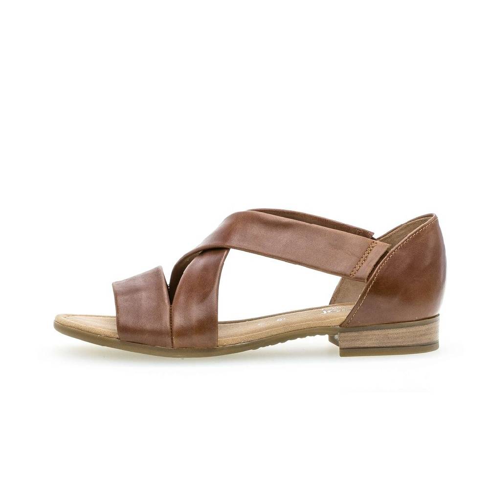 Pius Gabor Riemchensandale braun