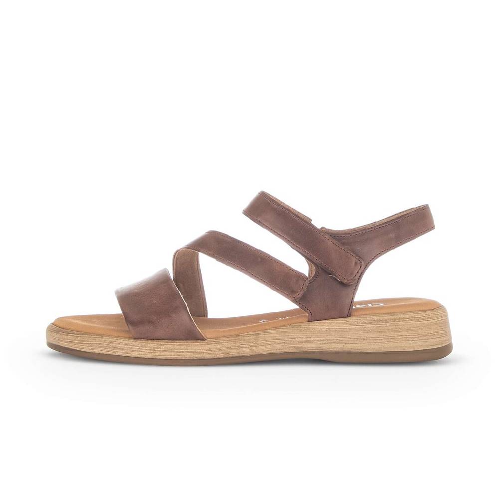 Pius Gabor Riemchensandale braun