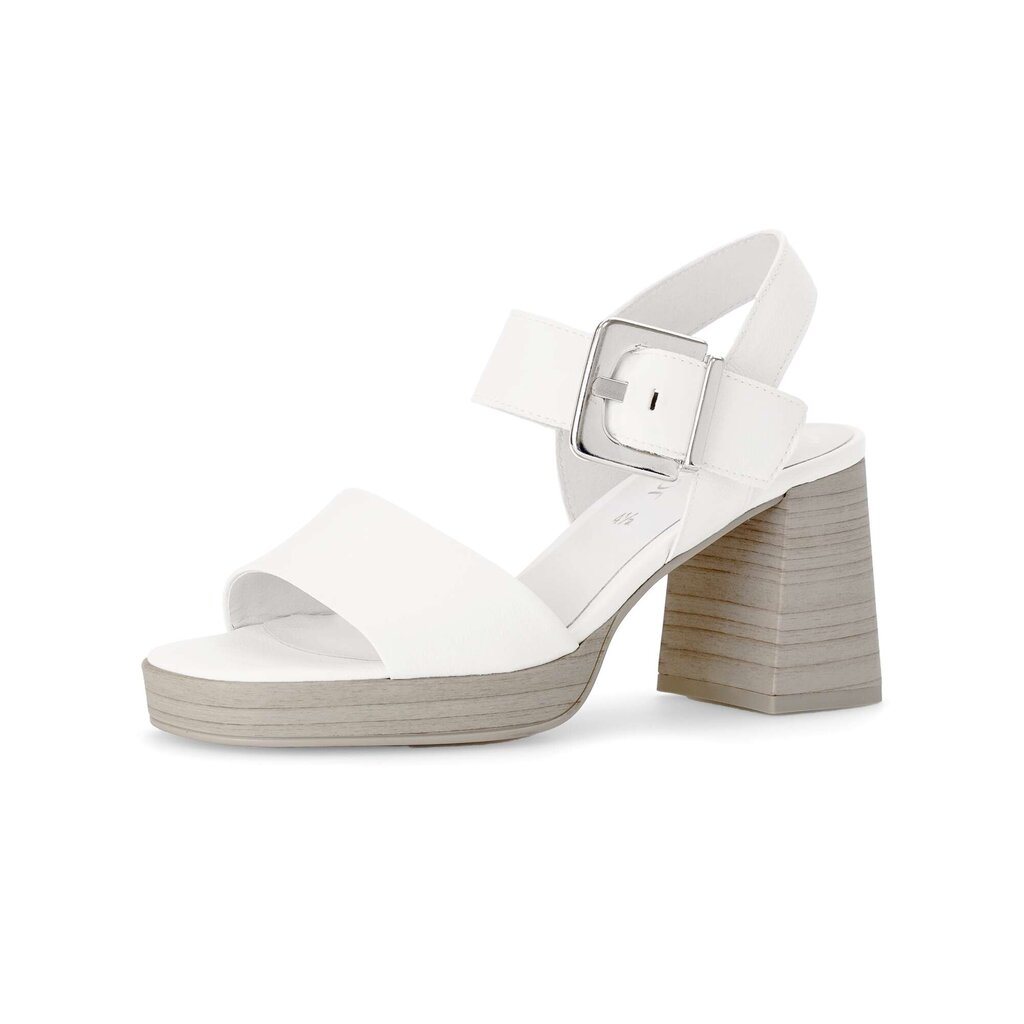 Pius Gabor Riemchensandale Creme