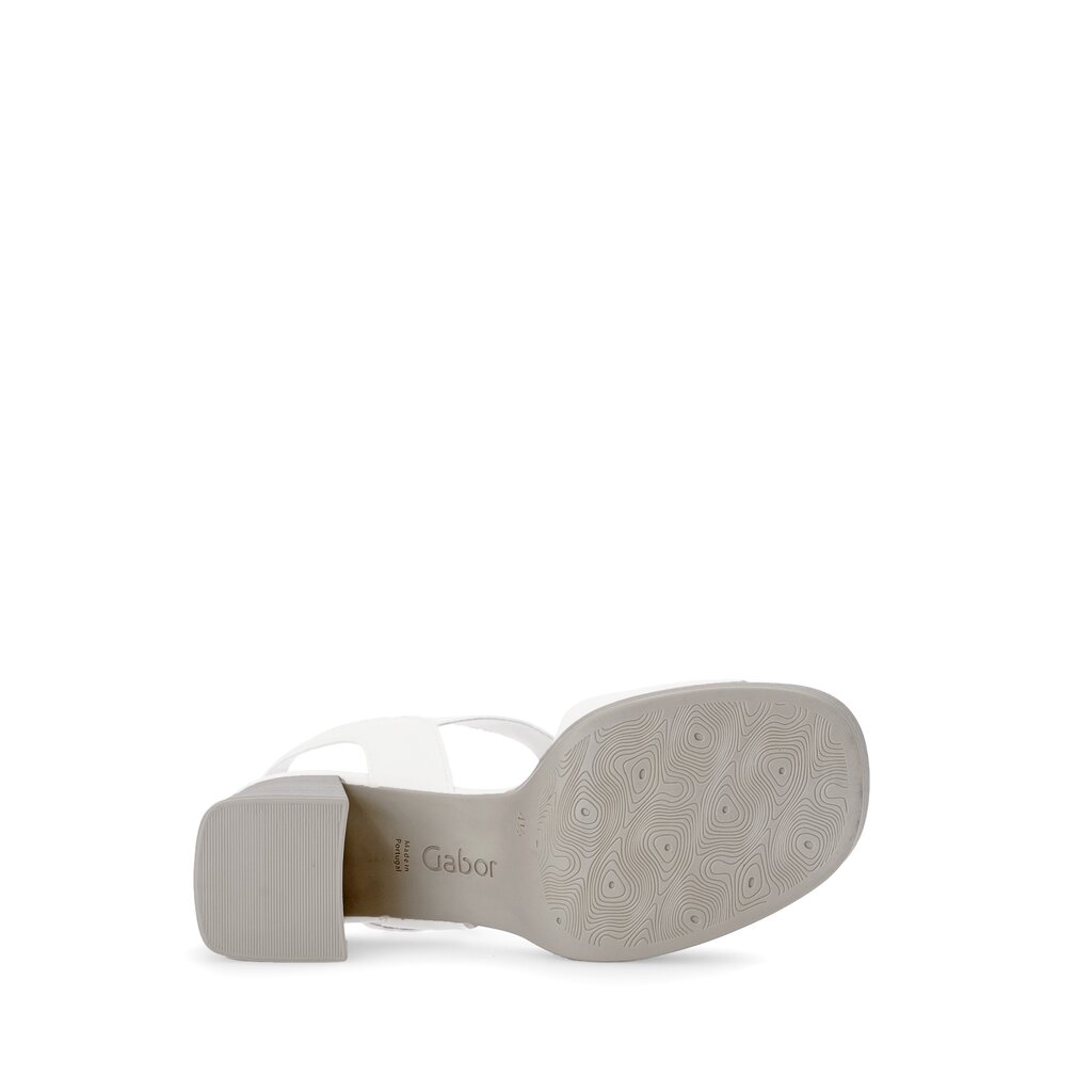 Pius Gabor Riemchensandale Creme