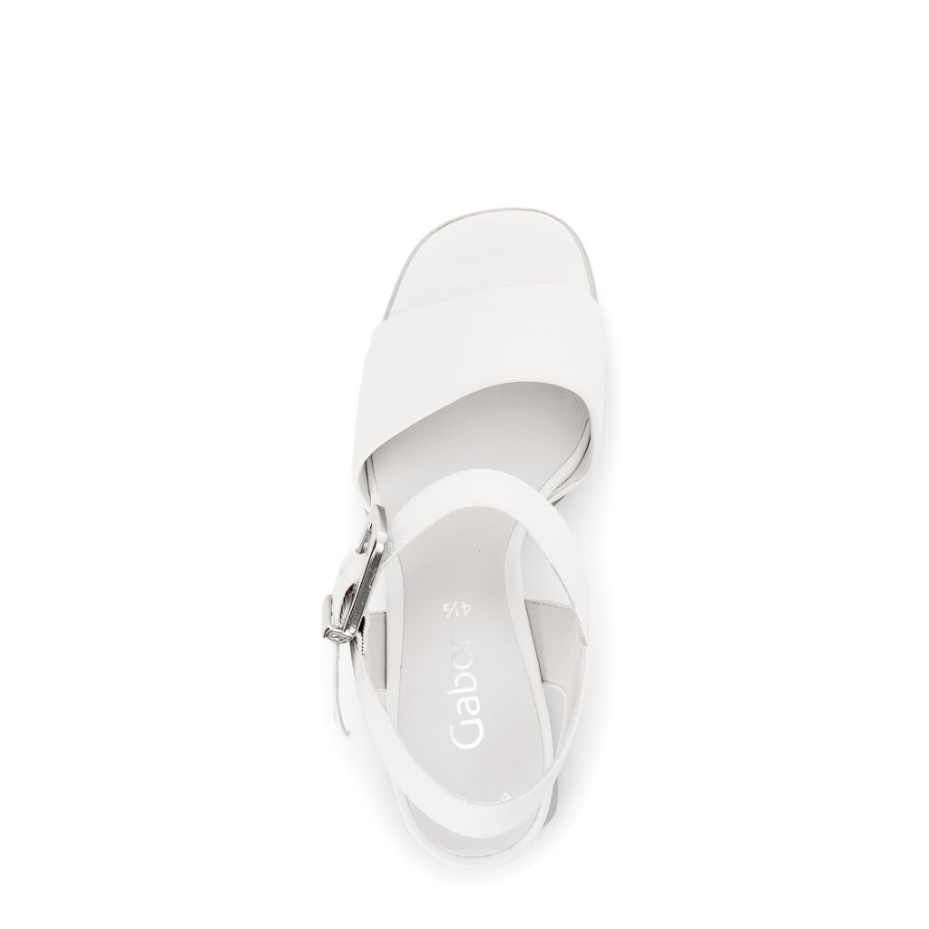 Pius Gabor Riemchensandale Creme