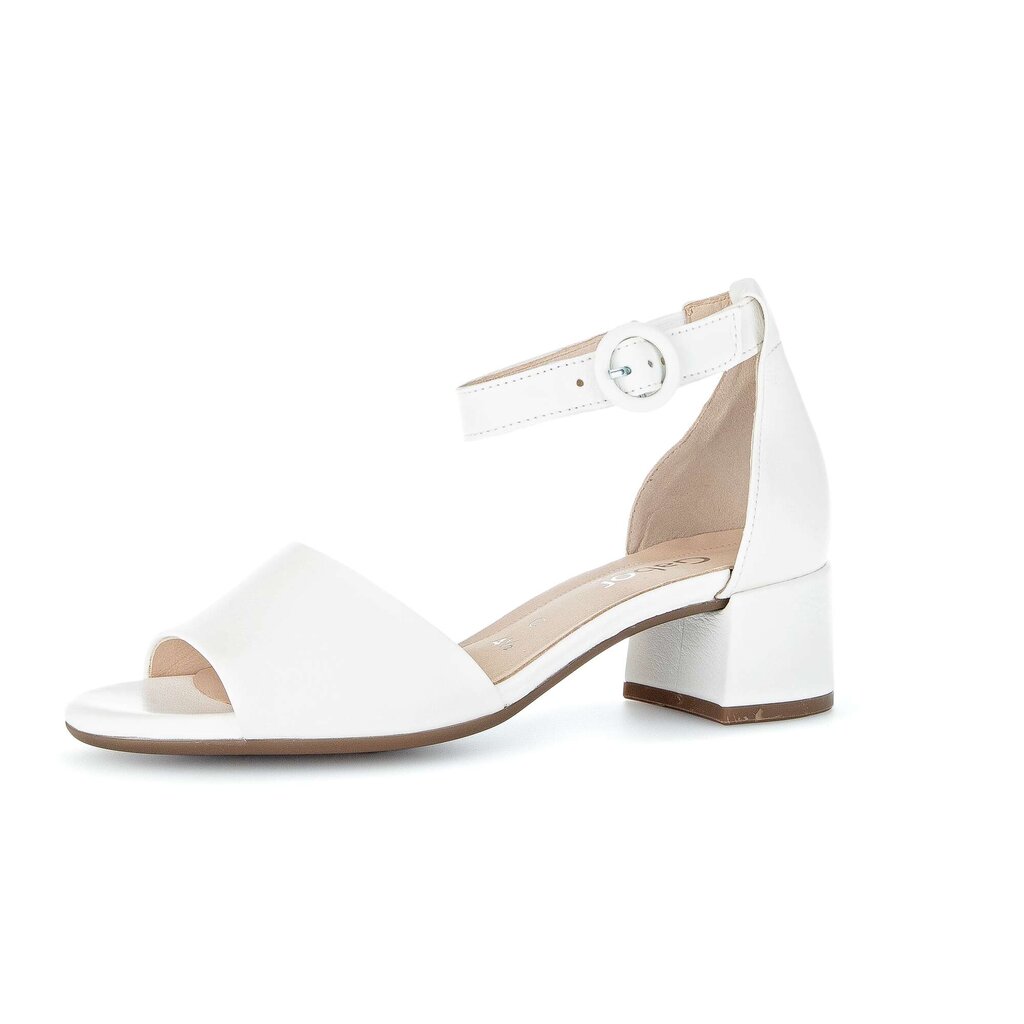 Pius Gabor Riemchensandale Creme