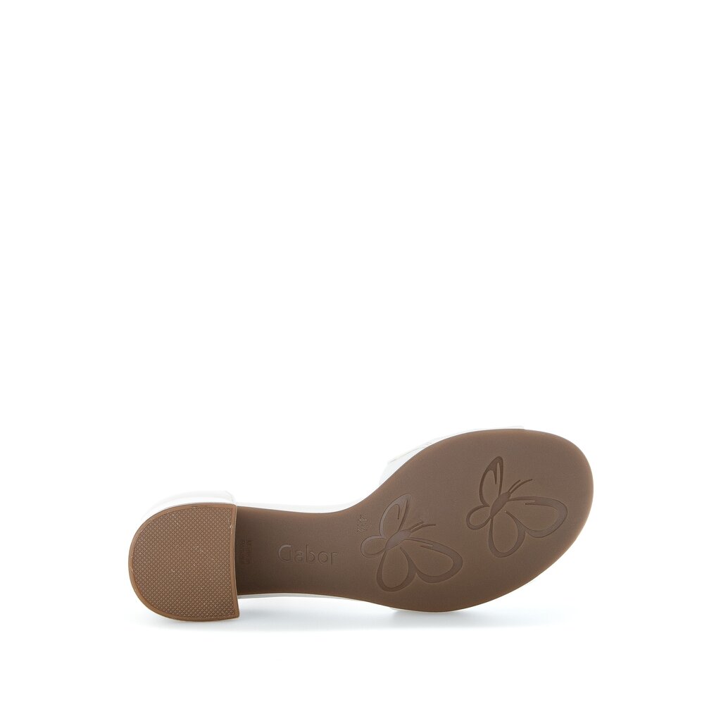 Pius Gabor Riemchensandale Creme