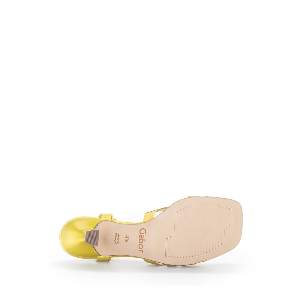 Pius Gabor Riemchensandale Gelb