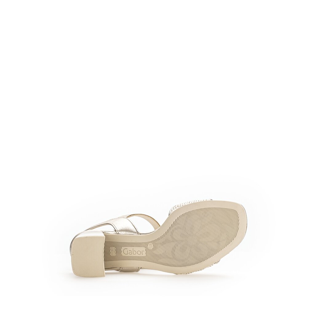 Pius Gabor Riemchensandale Gold