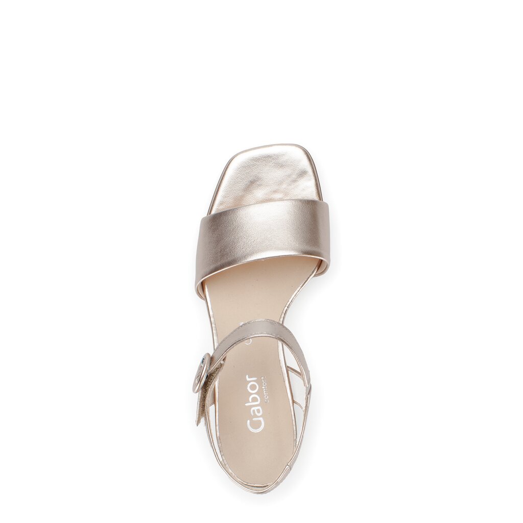 Pius Gabor Riemchensandale Gold