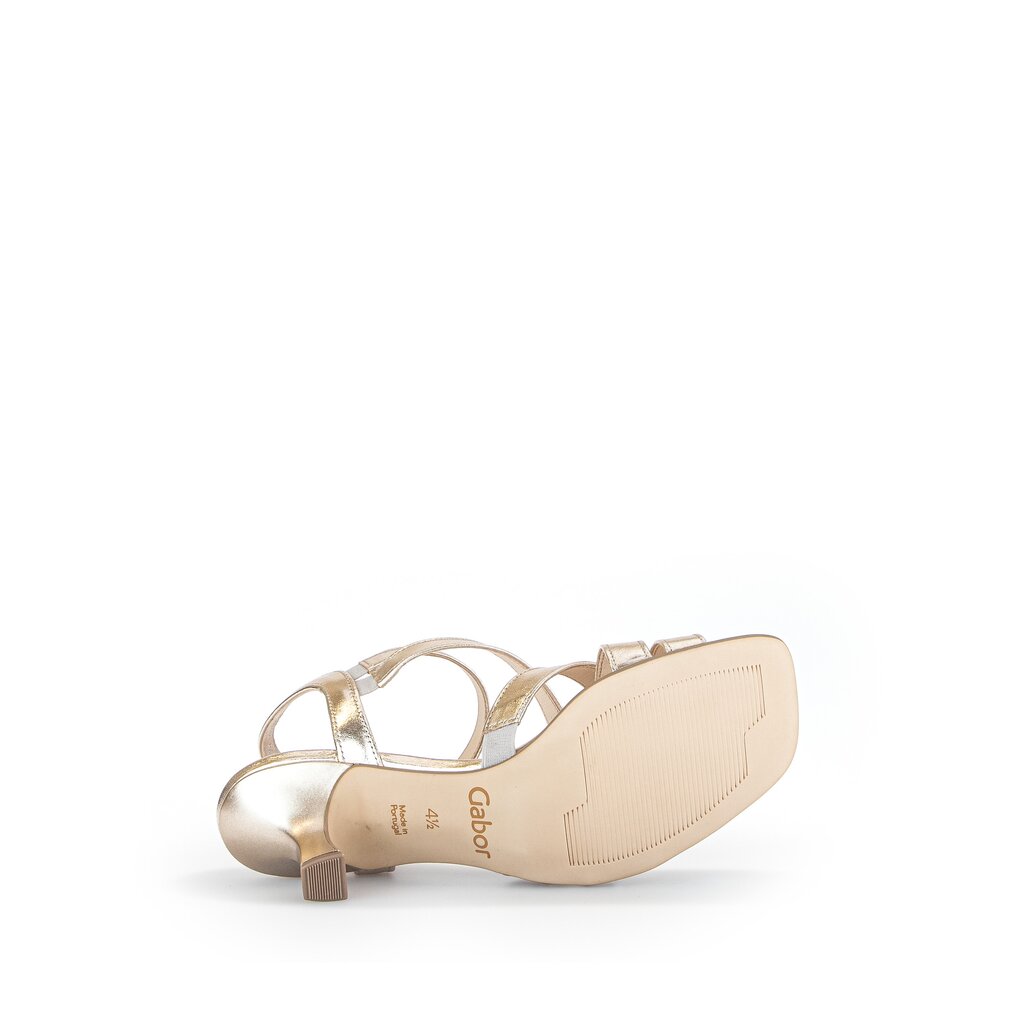 Pius Gabor Riemchensandale Gold