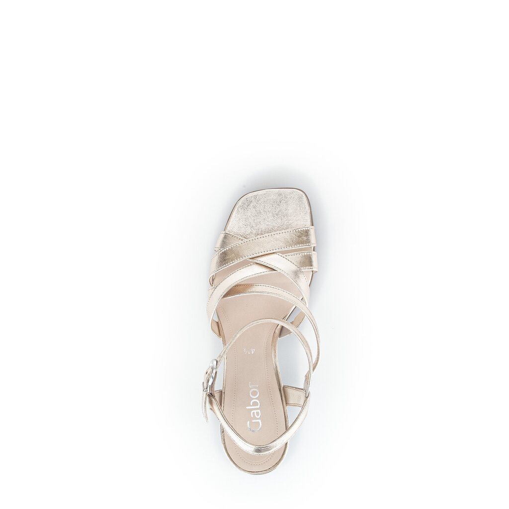 Pius Gabor Riemchensandale Gold