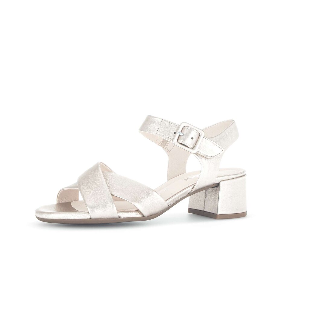 Pius Gabor Riemchensandale Gold