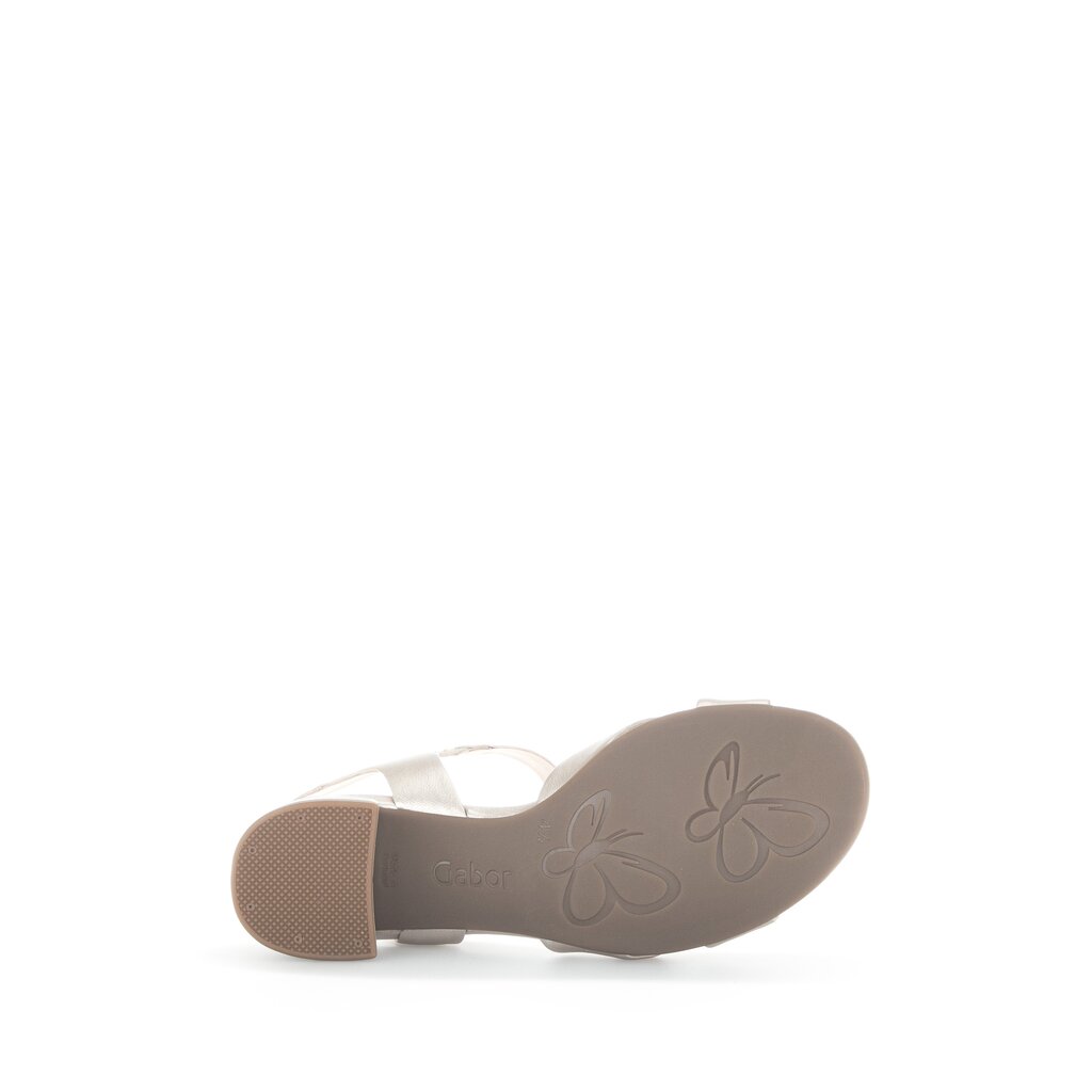 Pius Gabor Riemchensandale Gold