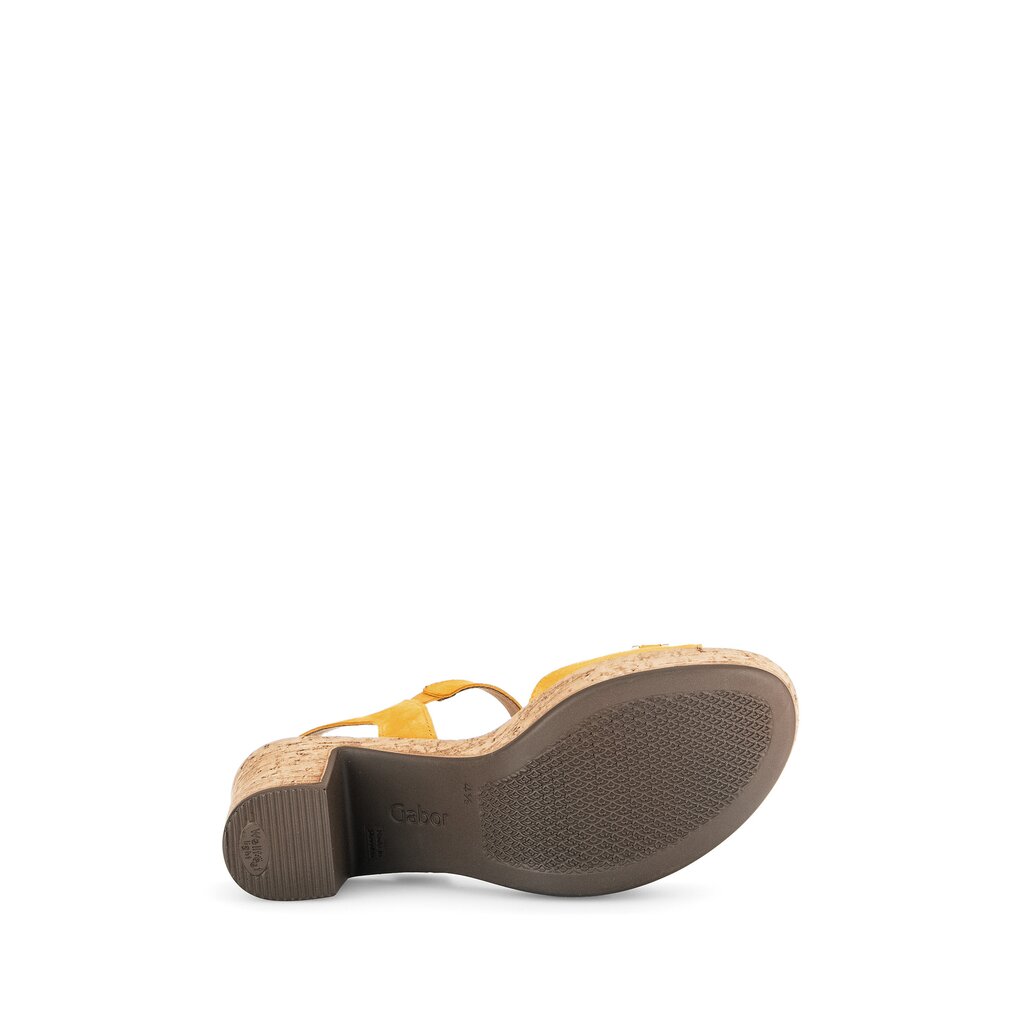 Pius Gabor Riemchensandale Gold