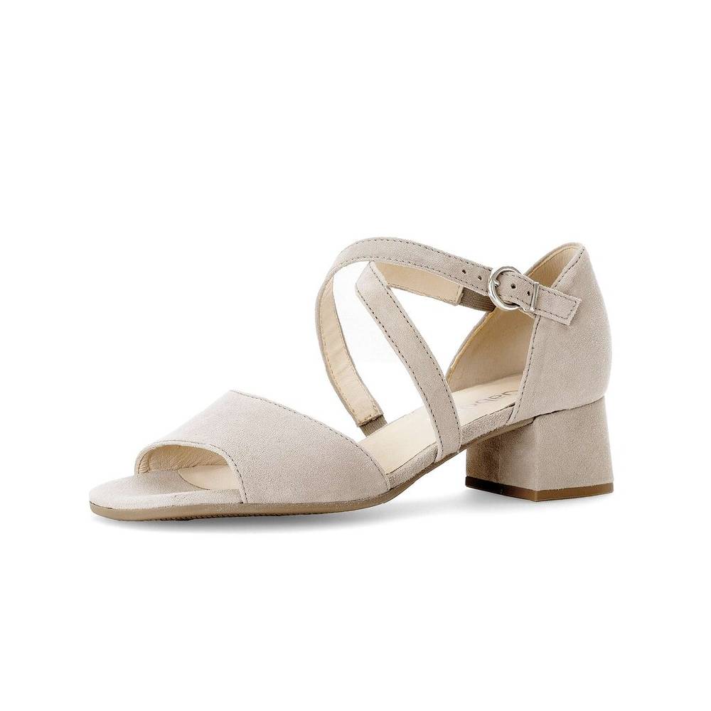 Pius Gabor Riemchensandale Grau