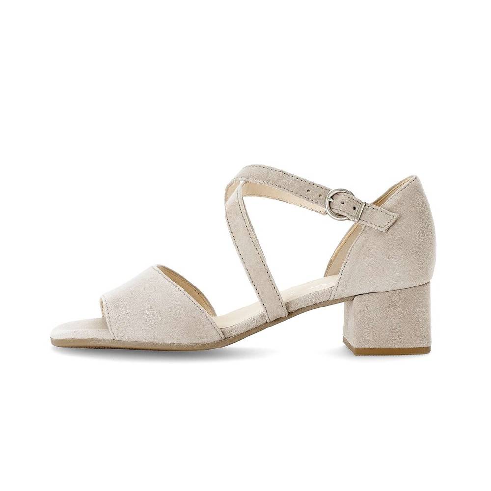 Pius Gabor Riemchensandale grau