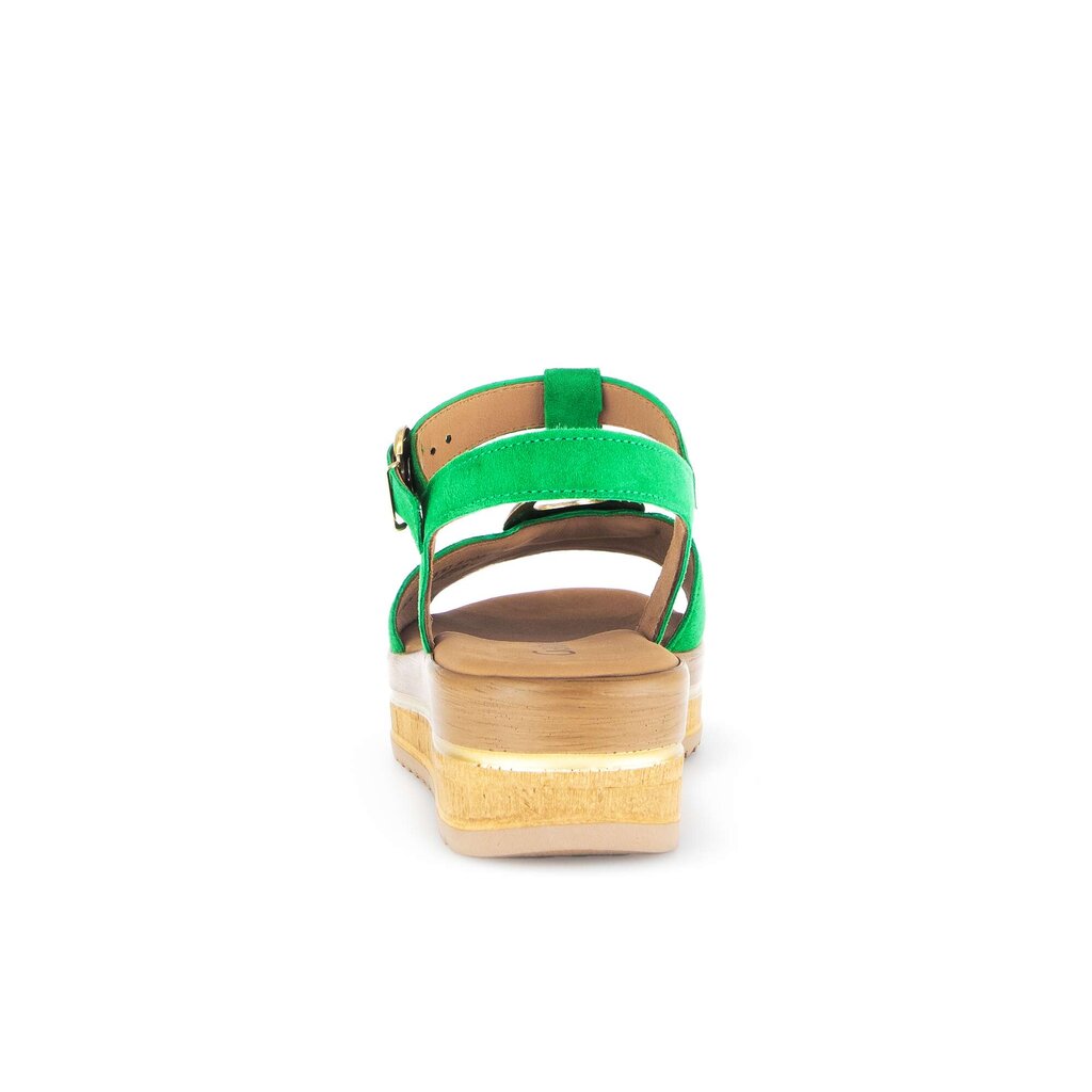 Pius Gabor Riemchensandale Grün