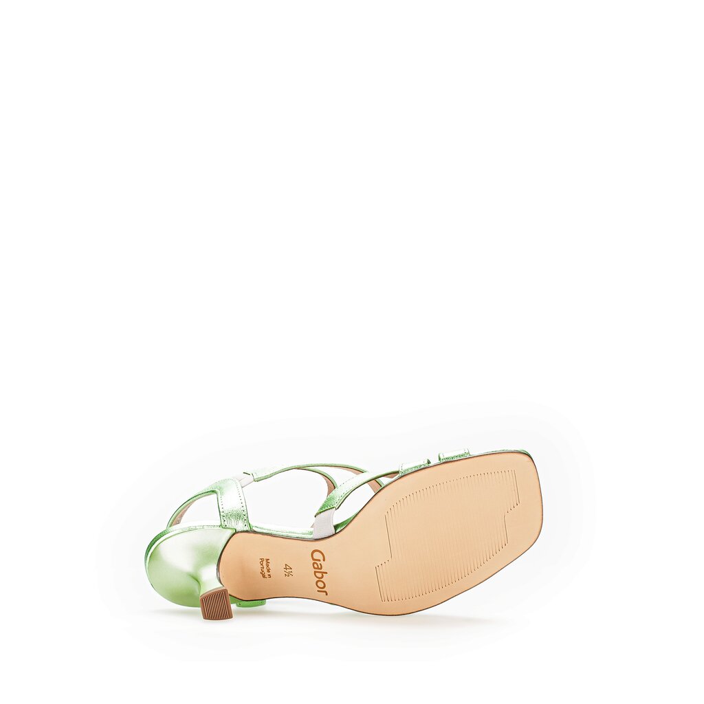 Pius Gabor Riemchensandale Grün