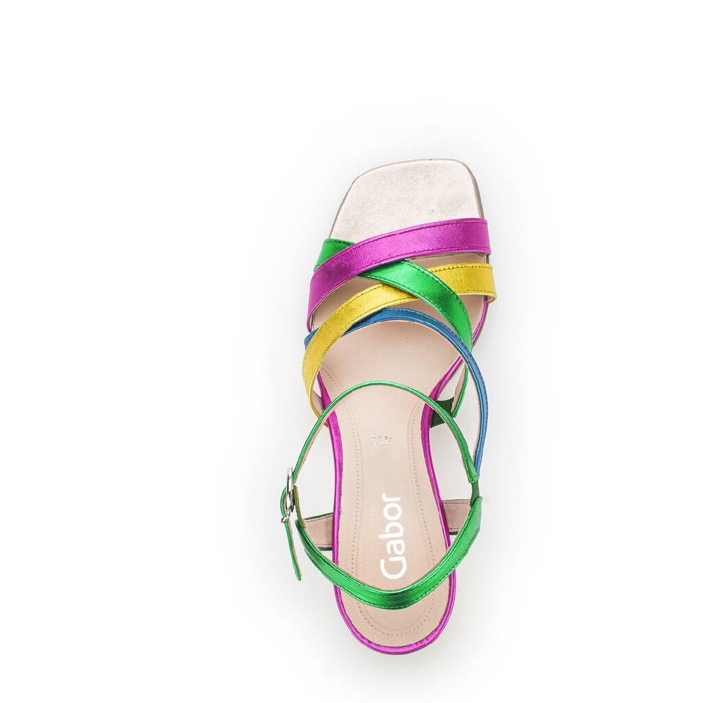 Pius Gabor Riemchensandale Multicolour