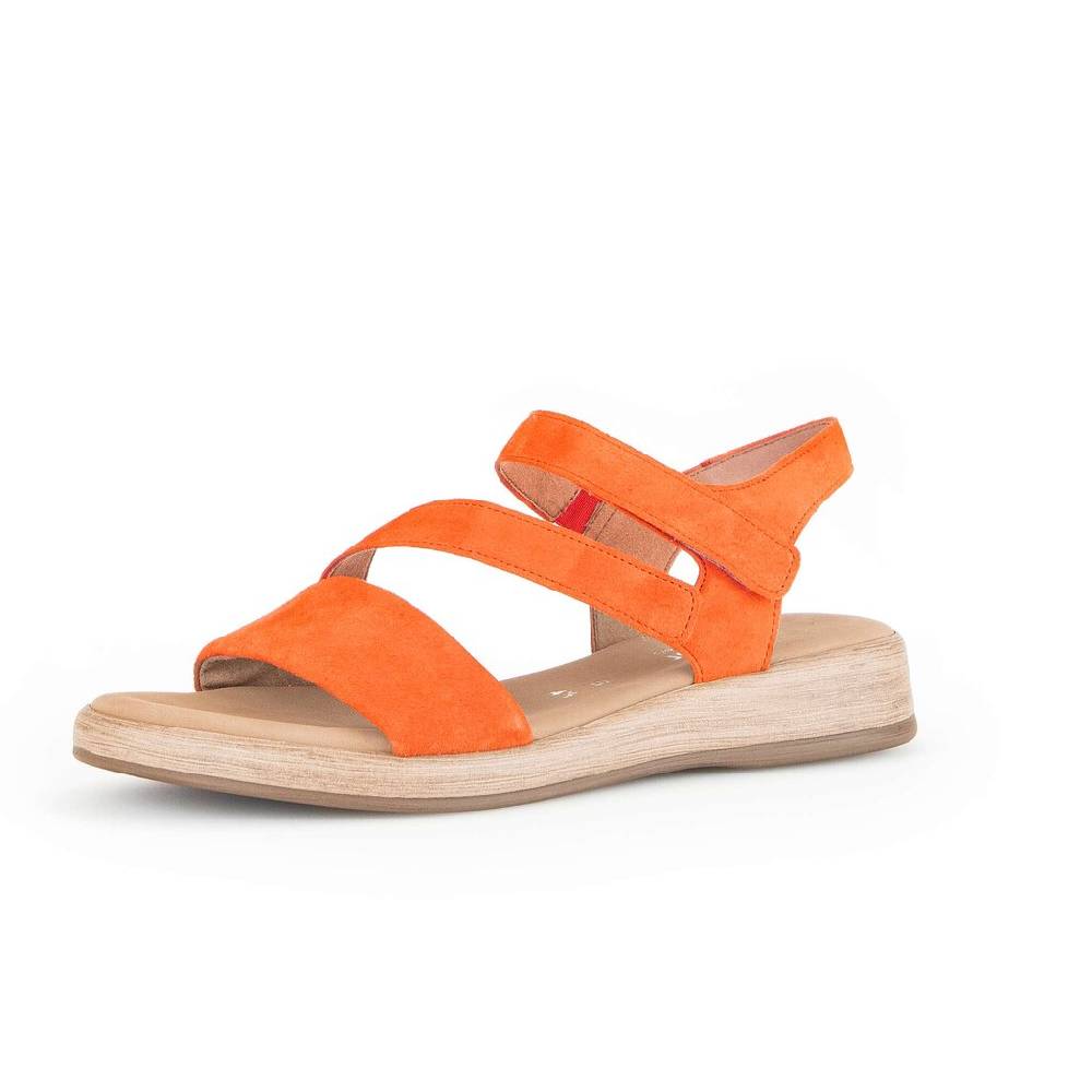 Pius Gabor Riemchensandale Orange