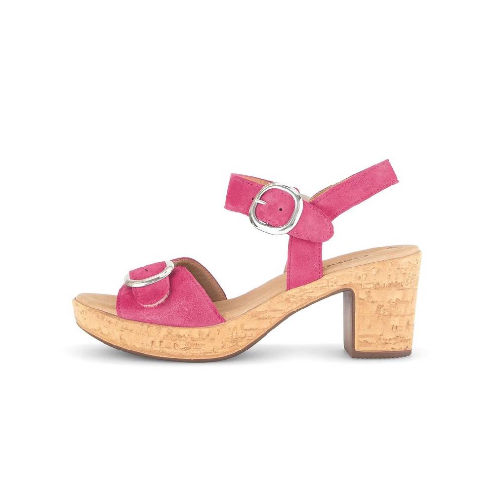 Pius Gabor Riemchensandale pink