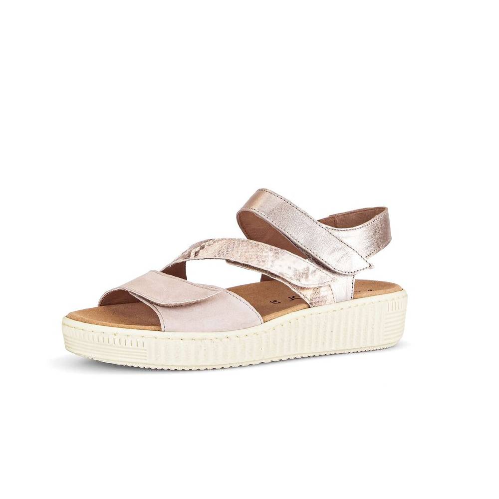 Pius Gabor Riemchensandale Rosa