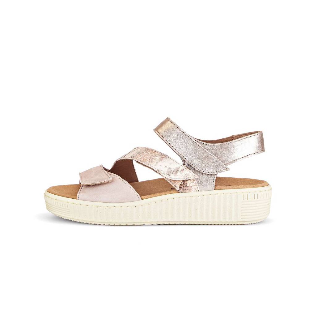 Pius Gabor Riemchensandale rosa