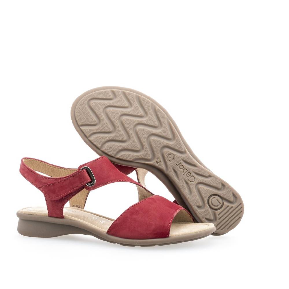 Pius Gabor Riemchensandale Rot