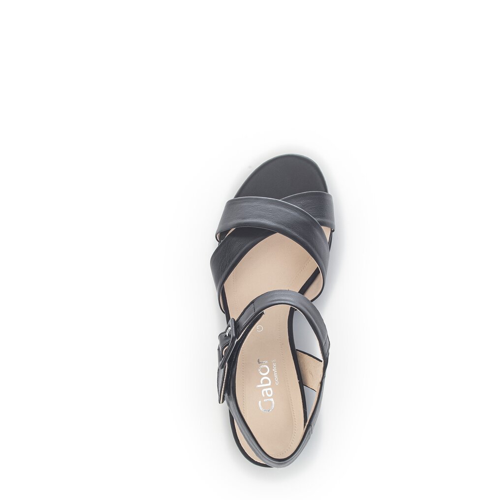 Pius Gabor Riemchensandale Schwarz