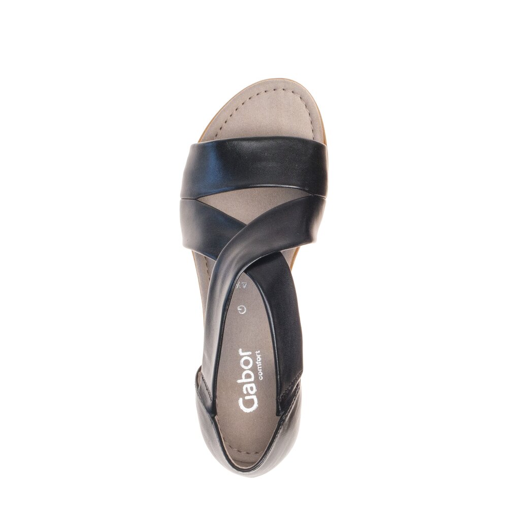 Pius Gabor Riemchensandale Schwarz